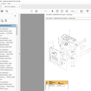 Yale Forklift MP20X (D843) Parts Manual - PDF DOWNLOAD