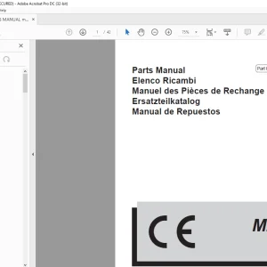 Yale Forklift MP20X Parts Manual - PDF DOWNLOAD