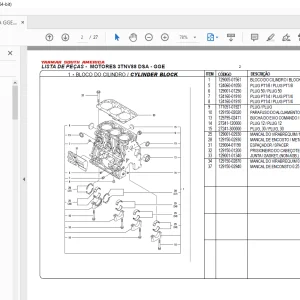 Yanmar 3TNV88 DSA - GGE Parts Manual - PDF DOWNLOAD