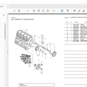 Yanmar Engine 4TNV88-GMG Parts Manual - PDF DOWNLOAD