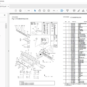 Yanmar Engine 6CHL-TH YMGH-100A YMGH-100B Parts Manual - PDF