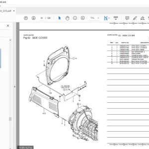 Yanmar Engine EF227E-233E Parts Manual - PDF DOWNLOAD