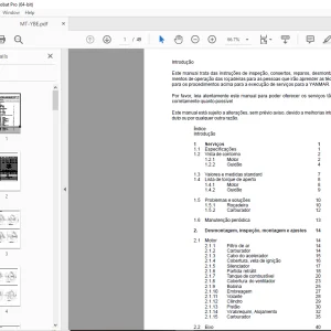 Yanmar Engine YBE265B YBE355B YBE355RL YBE455B YBE455RL Parts Manual PDF