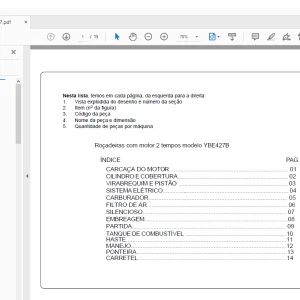 Yanmar Engine YBE427B Parts Manual - PDF DOWNLOAD