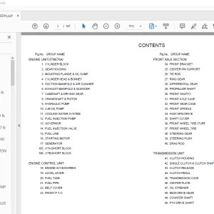 Yanmar FE-240H FE-280H Parts Manual - PDF DOWNLOAD