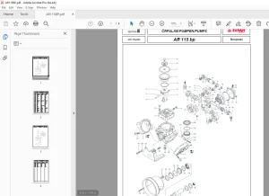 ZUPAN AR 115 bp Parts Manual - PDF DOWNLOAD