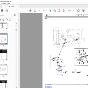 volvo Penta D42A Industrial Engine Parts Manual - PDF DOWNLOAD