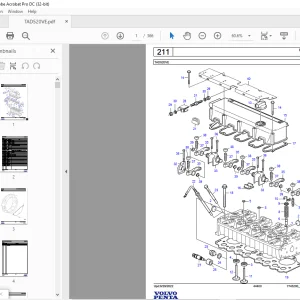Volvo Penta TAD520VE Industrial Engine Parts Manual - PDF DOWNLOAD