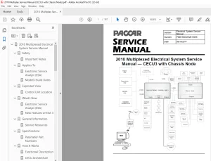 2010 Paccar CECU3 with Chassis Node Multiplexed ELECTRICAL Service Manual - PDF DOWNLOAD