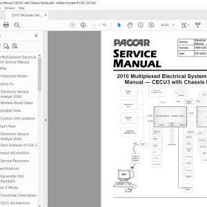 2010 Paccar CECU3 with Chassis Node Multiplexed ELECTRICAL Service Manual - PDF DOWNLOAD