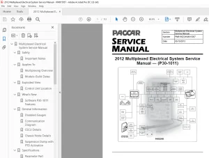 2012 PACCAR Multiplexed (P30-1011) ELECTRICAL Service Manual - PDF DOWNLOAD