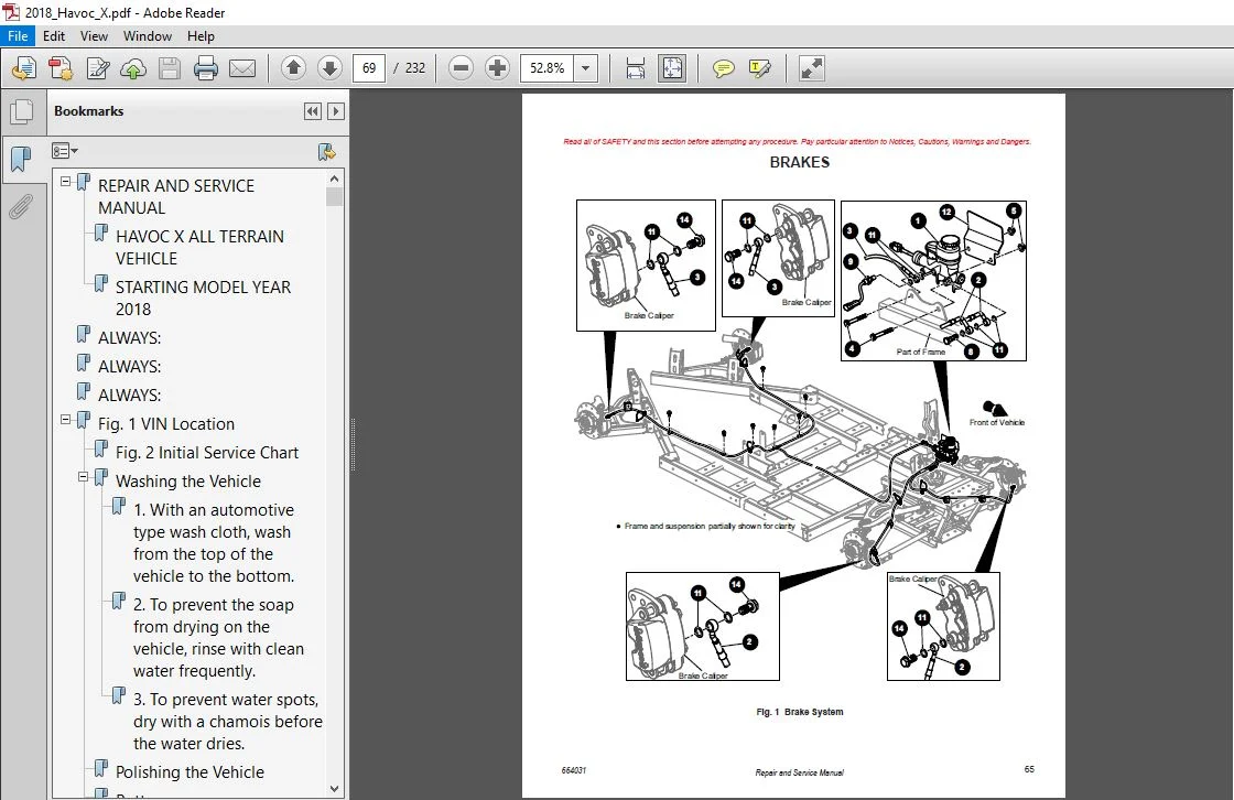 2018 Textron HAVOC X ALL TERRAIN VEHICLE Service and Repair Manual - PDF DOWNLOAD - Image 3