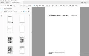 ATLAS COPCO XAMS 496 - XAMS 1050 CD6 PORTABLE COMPRESSORS PARTS MANUAL - PDF DOWNLOAD