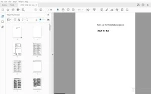 Atlas Copco XAS 37 Kd Portable Compressors Parts Manual - PDF DOWNLOAD