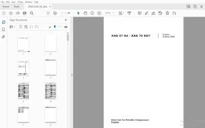 Atlas Copco XAS 37 Kd - XAS 70 KD7 Parts Manual - PDF DOWNLOAD