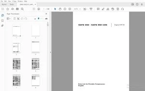 Atlas Copco XATS 456 - XATS 950 CD6 Portable Compressors Parts Manual - PDF DOWNLOAD