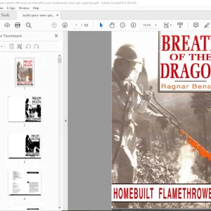 BREATH OF THE DRAGON HOMEBUILT FLAMETHROWERS HANDBOOK MANUAL PDF  