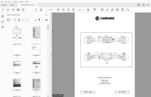 CARRARO AGROTRON K 90-100-110-120 FRONT AXLE MANUEL DE RÉPARATION - PDF
