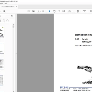 CAT DBT Schild 1800/3200-2x1596-1500 Betriebsanleitung - PDF DOWNLOAD