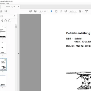 CAT DBT Schild 645/1730-2x2389-1500 Betriebsanleitung - PDF DOWNLOAD