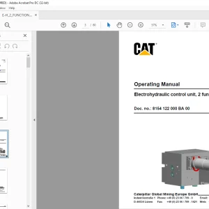 CAT Electrohydraulic control unit, 2 functions Operating Manual - PDF DOWNLOAD