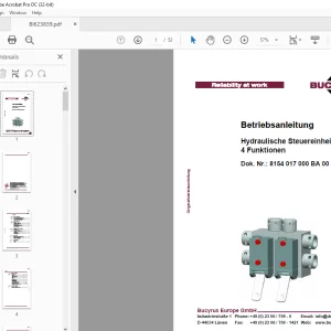 CAT Hydraulische Steuereinheit,4 Funktionen Betriebsanleitung - PDF DOWNLOAD