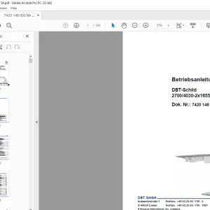 CAT Roof Support DBT-Schild 27004030-2x1655-1750 Betriebsanleitung - PDF DOWNLOAD