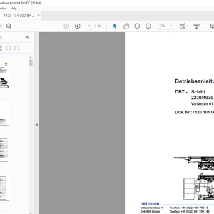 CAT Roof Support DBT - Schild 2230/4030-2x1655-1750 Betriebsanleitung - PDF DOWNLOAD