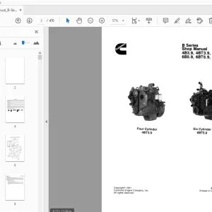 CUMMINS  4B3.9, 4BT3.9, 4BTA3.9, 6B5.9, 6BT5.9, 6BTA5.9 B SERIES SHOP MANUAL - PDF DOWNLOAD