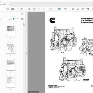 CUMMINS L10 SERIES ENGINES EXTERNAL DAMPER SHOP MANUAL - PDF DOWNLOAD
