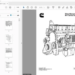 CUMMINS M11 SERIES ENGINES SHOP MANUAL - PDF DOWNLOAD