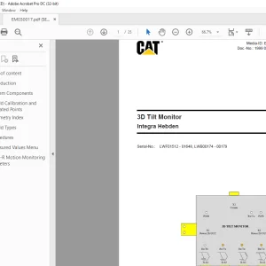 Cat 3D Tilt Monitor Integra Hebden Operation Manual -  PDF DOWNLOAD