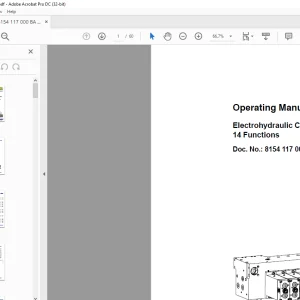 Cat DBT Electrohydraulic Control Unit, 14 Functions Operating Manual - PDF DOWNLOAD