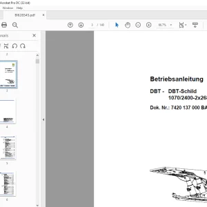 Cat DBT-Schild 10702400-2x2686-1500 Betriebsanleitung - PDF DOWNLOAD