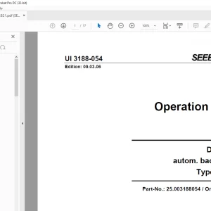Cat Double filter autom. backflushable 3188-054 Operation Manual - PDF DOWNLOAD