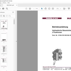 Cat Hydraulische Steuereinheit,2 Funktionen Betriebsanleitung - PDF DOWNLOAD