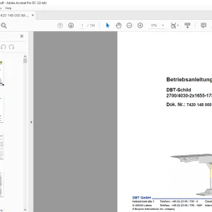 Cat Roof Support DBT-Schild 2700/4030-2x1655-1750 Betriebsanleitung - PDF DOWNLOAD