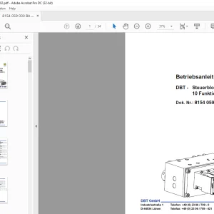 Cat Roof Support DBT Steuerblock 10 Funktionen Betriebsanleitung - PDF DOWNLOAD