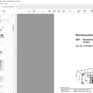 Cat Roof Support DBT Steuerblock 12-fach Betriebsanleitung - PDF DOWNLOAD