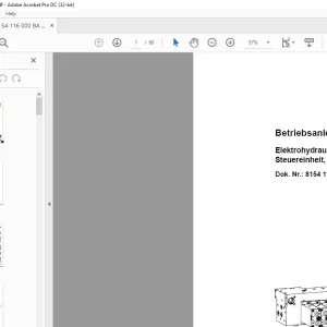Cat Roof Support Elektrohydraulische Steuereinheit, 18 Funktionen Betriebsanleitung - PDF DOWNLOAD