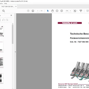 Cat Roof Support Fördererrichteinrichtung Technische Handbuch - PDF DOWNLOAD
