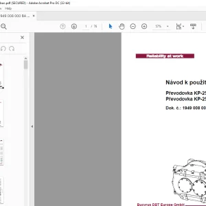 Cat Roof Support Převodovka KP-2530 Převodovka KP-2530.1 Návod k použití Manuál - PDF DOWNLOAD