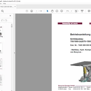 Cat Roof Support Roof Schildausbau 700/1800-2x2070-1500 Betriebsanleitung - PDF DOWNLOAD