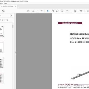 Cat Roof Support ST-Förderer PF 41132 Betriebsanleitung - PDF DOWNLOAD