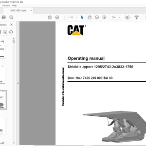 Cat Shield support 12952743-2x3833-1750 Operating manual - PDF DOWNLOAD