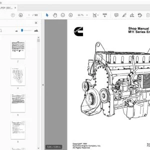 Cummins M11 Series Engines Shop Manual 3666075-00 - PDF DOWNLOAD