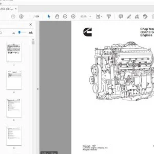 Cummins QSK19 Series Engines Shop Manual 00400008 - PDF DOWNLOAD