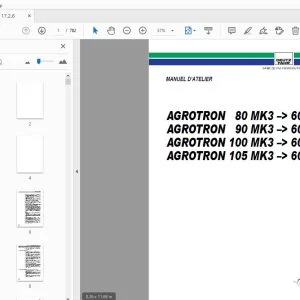 DEUTZ FAHR AGROTRON 80-90-100-105-6001 MANUEL D’ATELIER - PDF DOWNLOAD