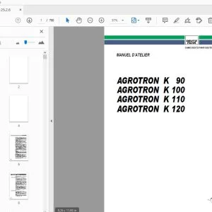 DEUTZ FAHR AGROTRON K 90-100-110-120 MANUEL D’ATELIER - PDF DOWNLOAD