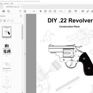 DIY 22 Revolver Construction Plans Handbook Manual PDF